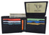Cavelio Flap-Up ID Credit Card Holder Bifold Men's Premium Leather Wallet 402053